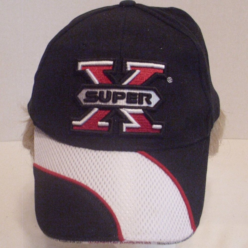 Winchester Rifle Hat Black Red White Super X Adjustable Back Baseball Hat
